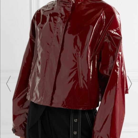 3.1 Phillip Lim Cropped Vinyl Jacket - Picture 6 of 8